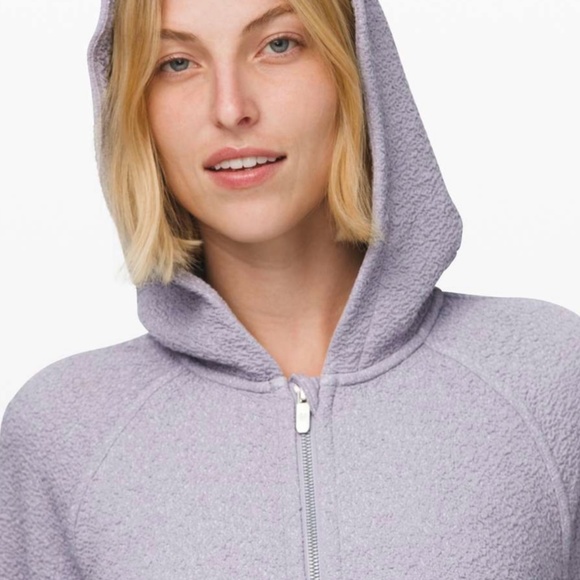 Lululemon Pave New Ways Full-Zip in Glacier Grey / White - Picture 3 of 9
